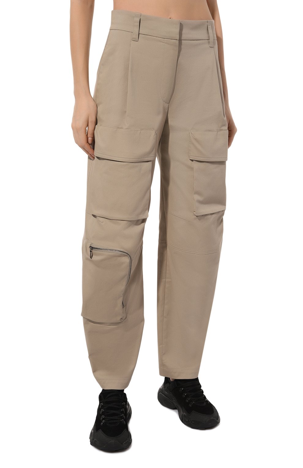 Хлопковые брюки BRUNELLO CUCINELLI, арт. MA130P8233, фото 3