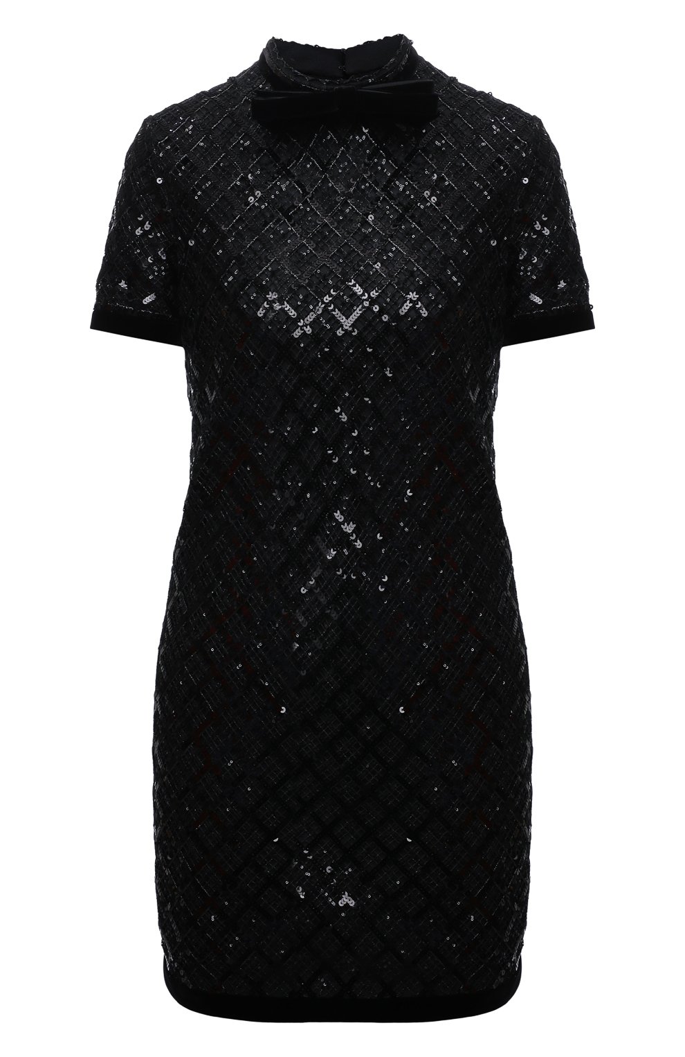 Платье с пайетками SAINT LAURENT, арт. 665412/Y9D02, фото 1