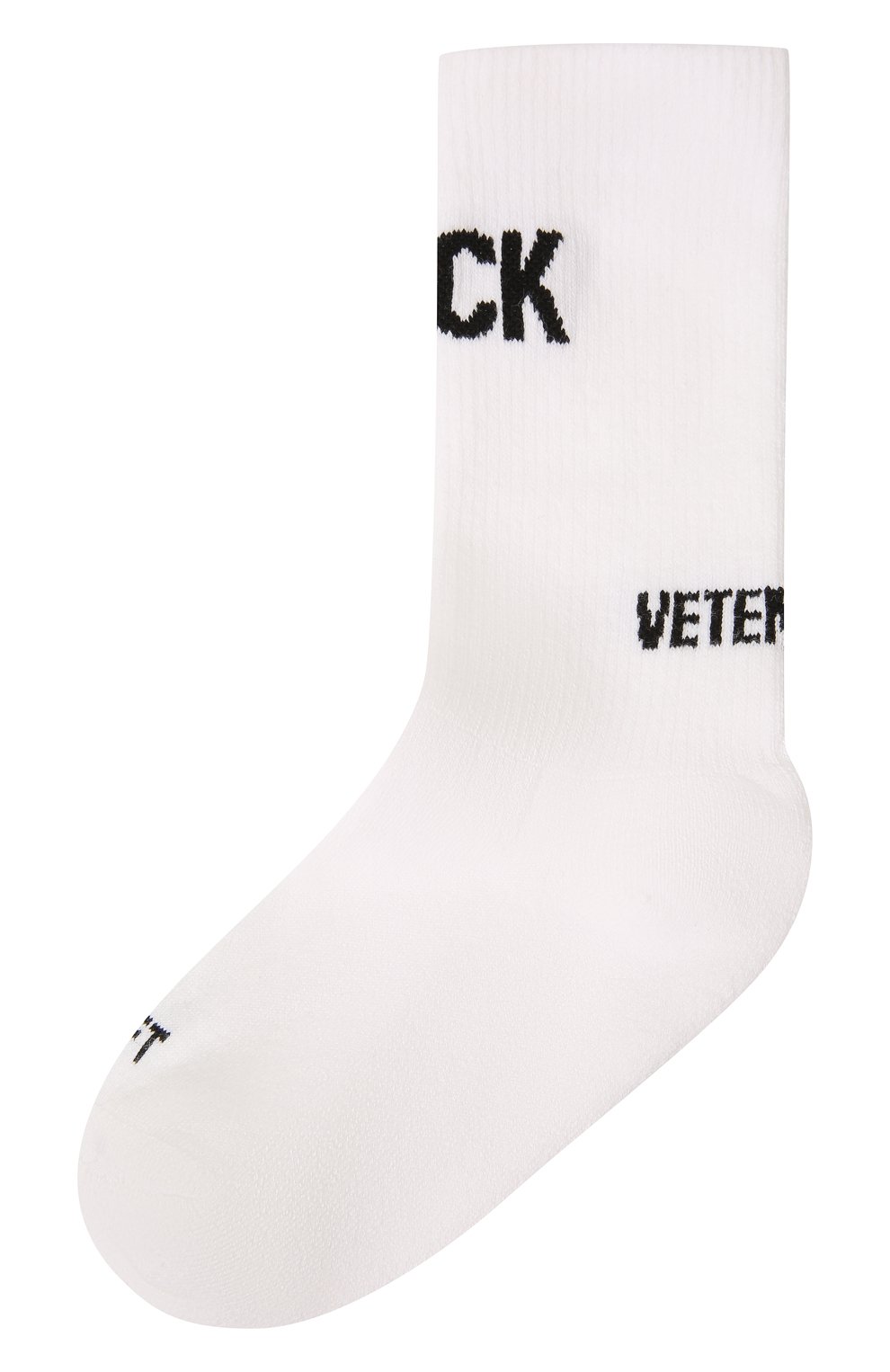 Хлопковые носки VETEMENTS белого цвета по цене 8505 руб., арт. UA53S0300W/W, фото 1 Хлопковые носки VETEMENTS, арт. UA53S0300W/W, фото 1