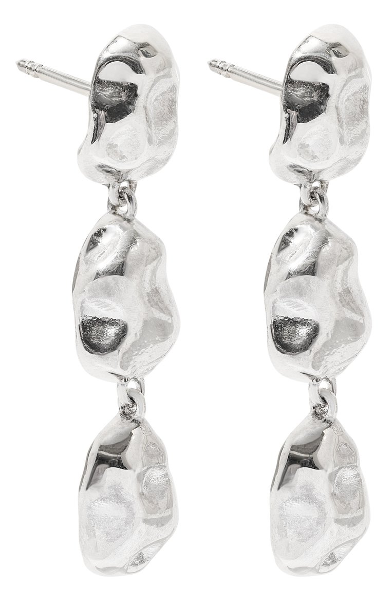 Женские серьги eva COPINE JEWELRY серебряного цвета, арт. EVAS | Фото 3 (Материал: Серебро; Нос: Не проставлено; Региональные ограничения белый список (Axapta Mercury): Не проставлено)