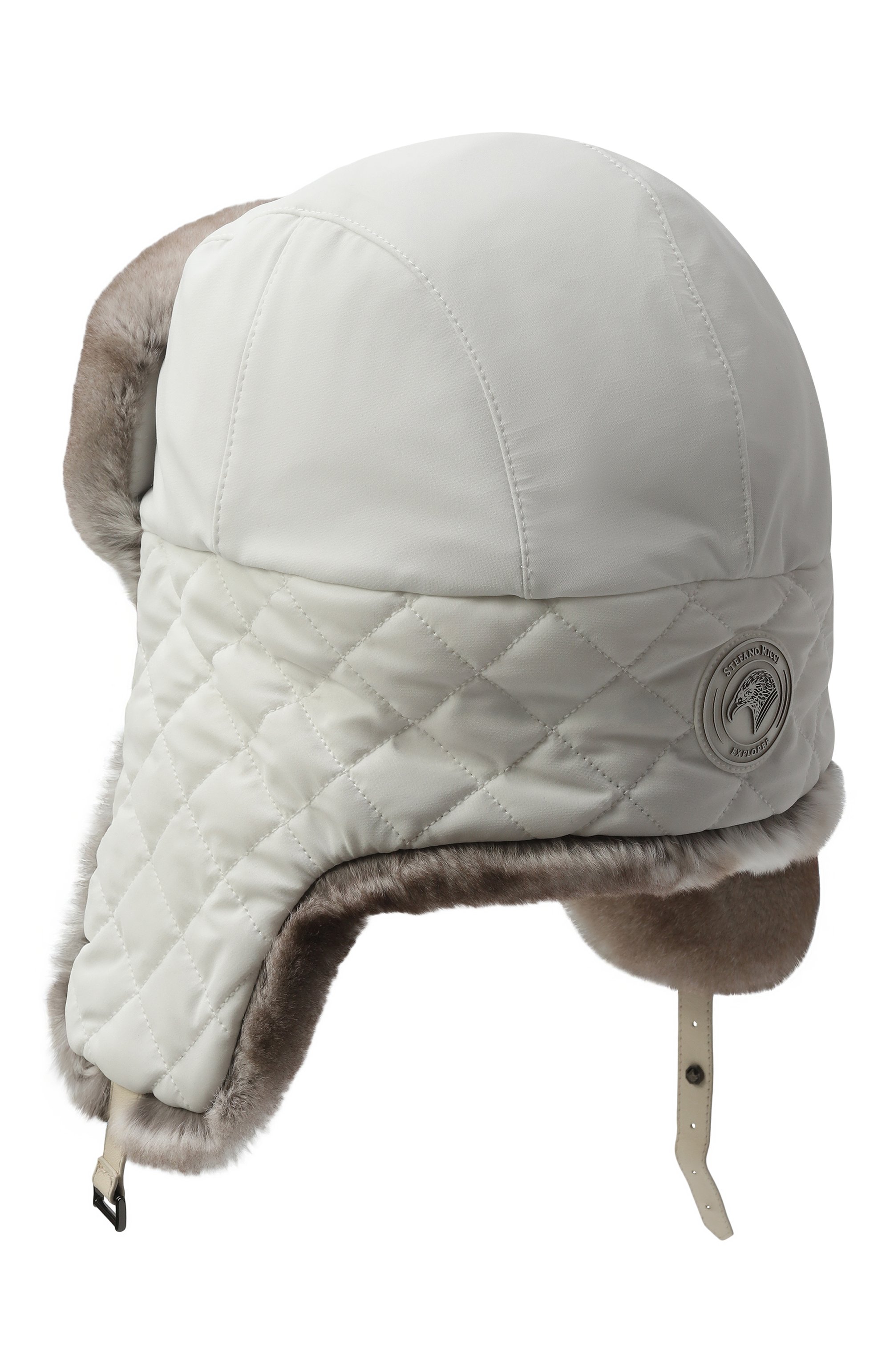Шапка-ушанка с мехом кролика STEFANO RICCI, арт. MCV430G20F/PA003R, фото 2