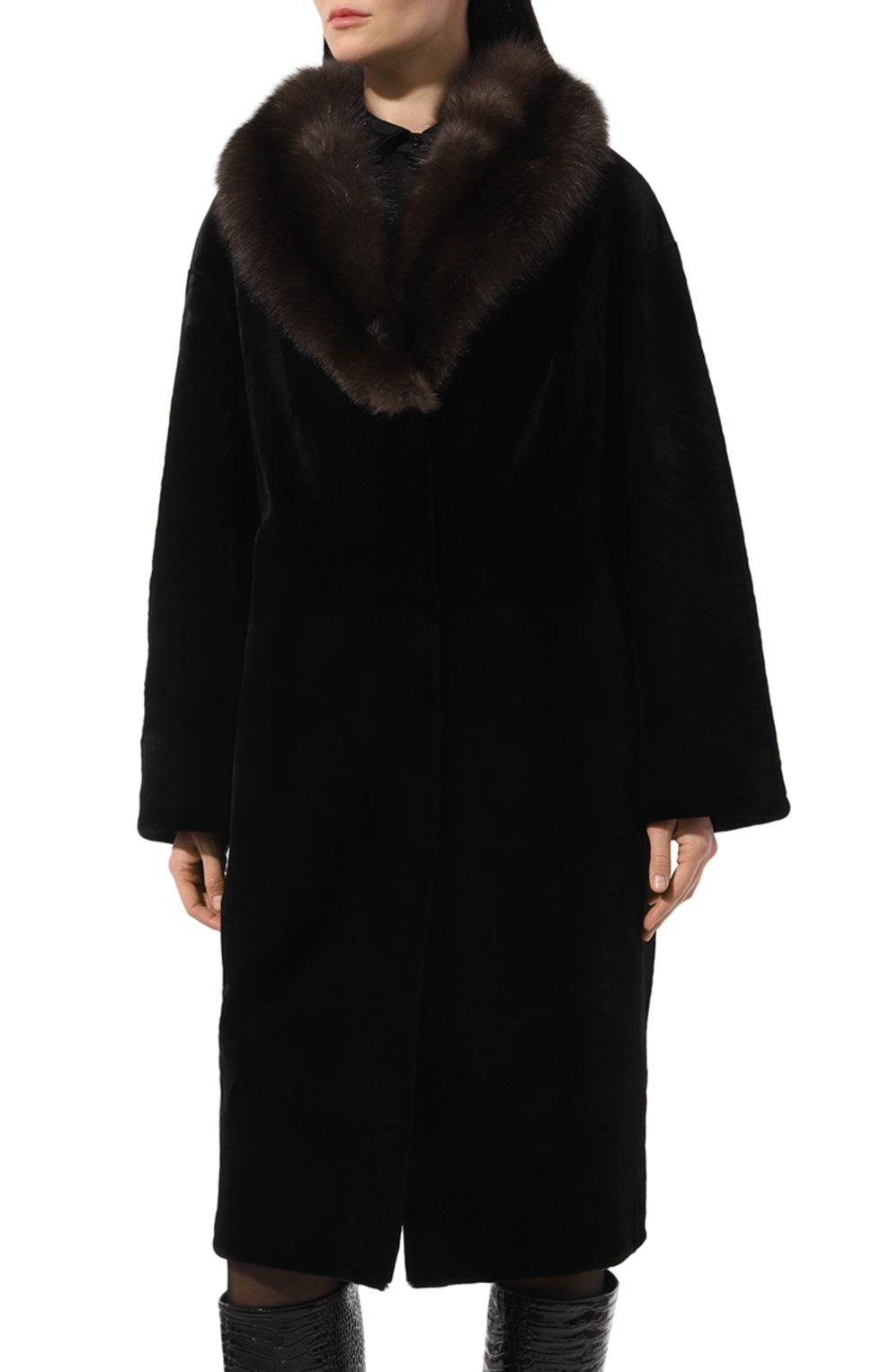 Шуба из меха норки и соболя VICTORIA KUSENKOVA, арт. 701513504447, фото 3