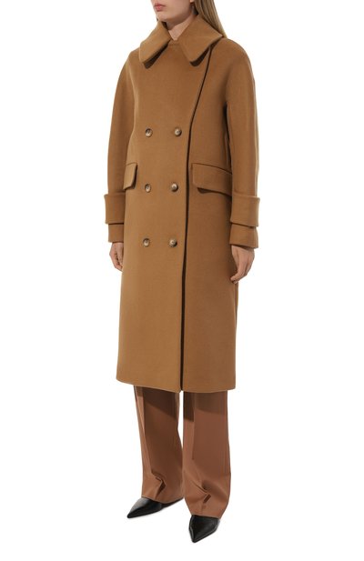 Шерстяное пальто LUDA NIKISHINA, арт. CT/MAXIM/AW23/mustard, фото 3