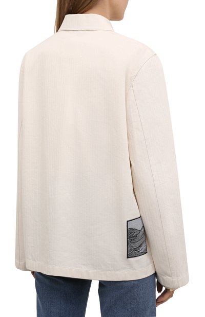 Хлопковая рубашка JIL SANDER, арт. JPPS600205-WS241900, фото 4