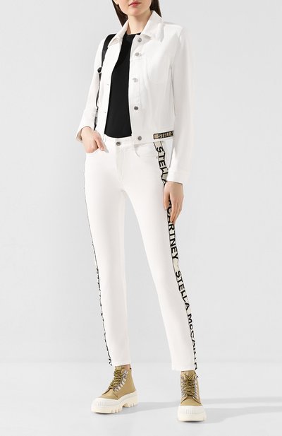 Джинсовая куртка STELLA MCCARTNEY белого цвета по цене 62950 руб., арт. 600260/SNH60, фото 2 Джинсовая куртка STELLA MCCARTNEY, арт. 600260/SNH60, фото 2