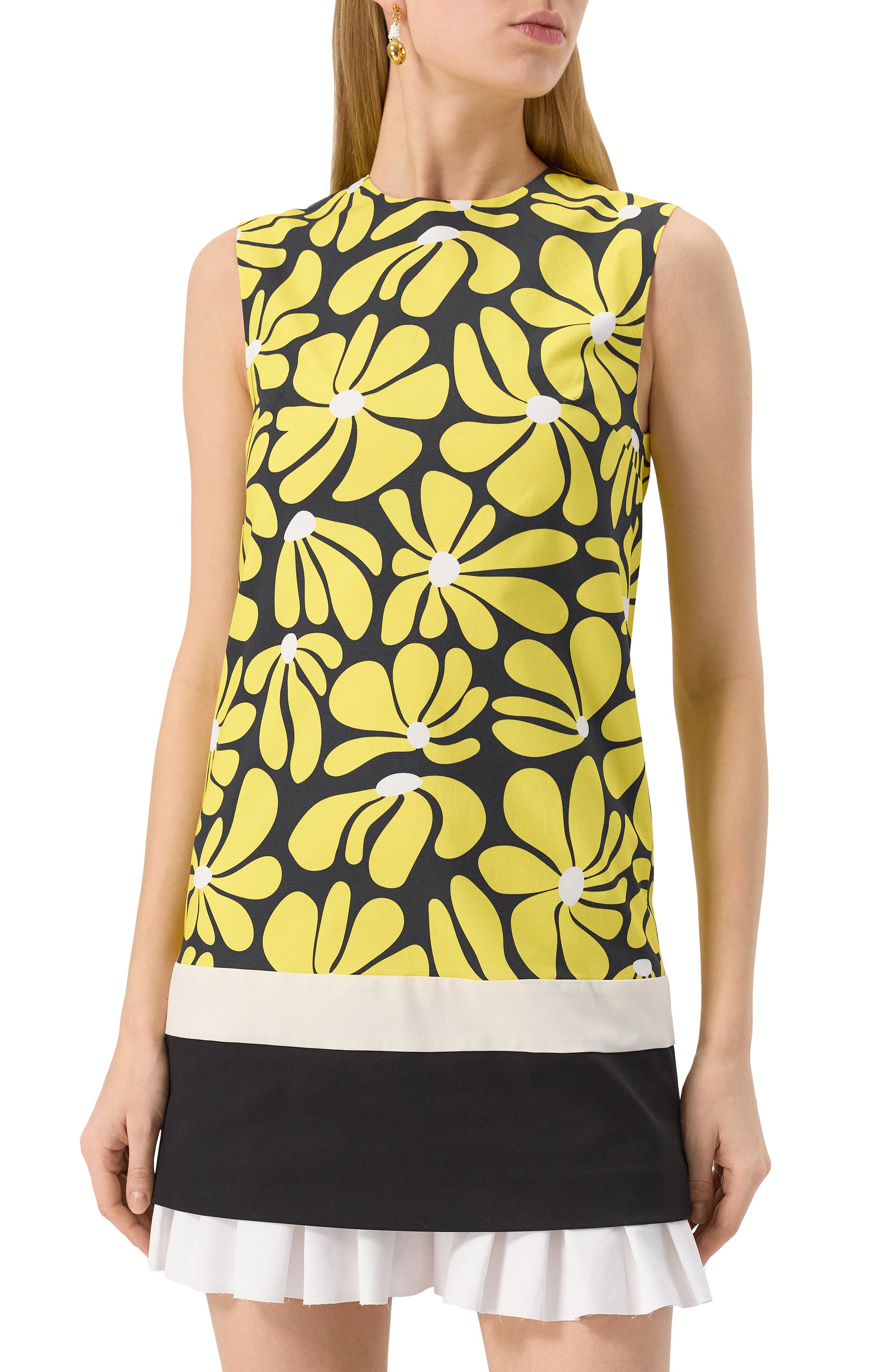 Хлопковое платье MSGM, арт. 3841MDA41/257156, фото 3