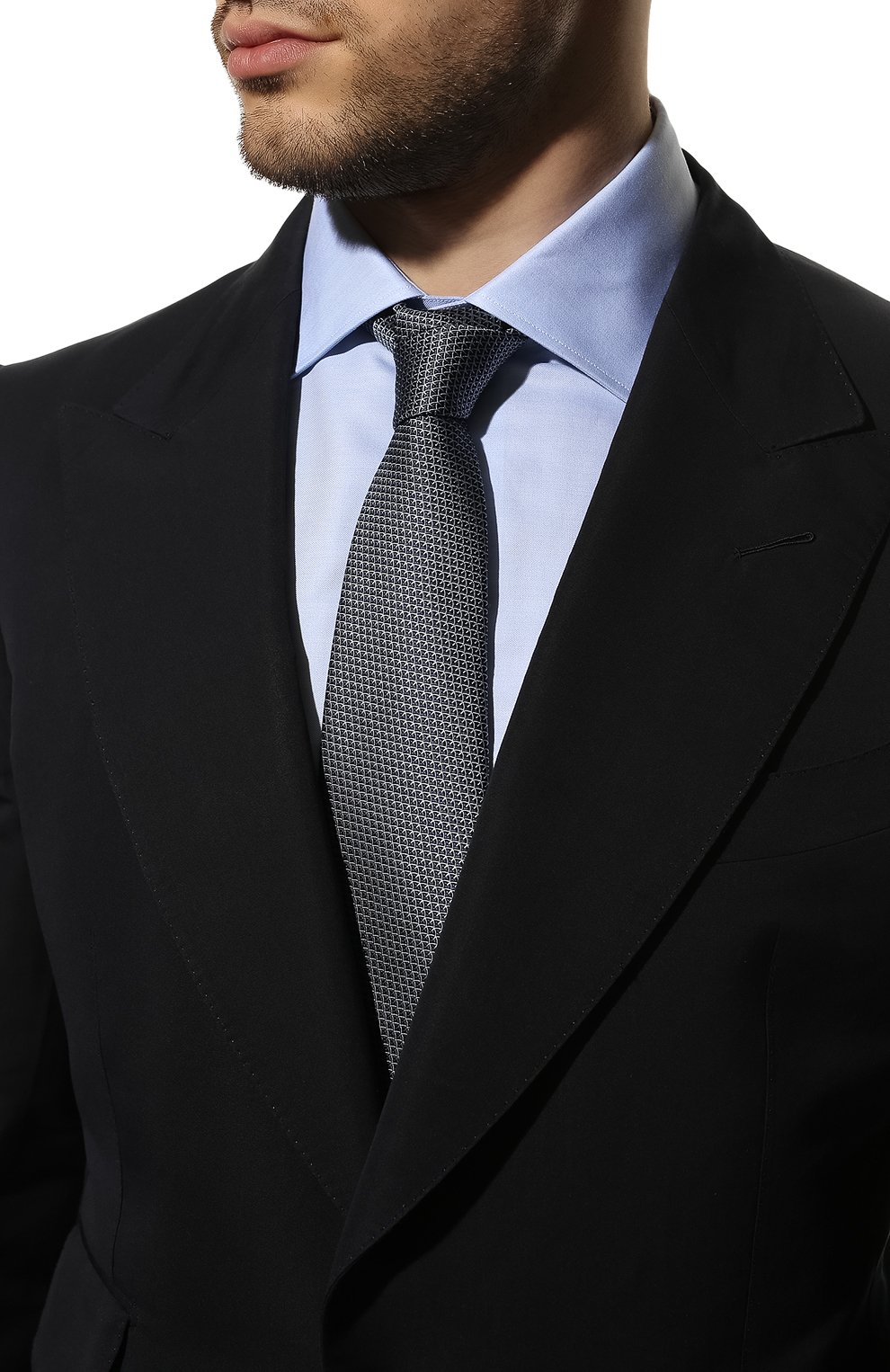 Шелковый галстук ZEGNA, арт. Z3D40T/100, фото 2