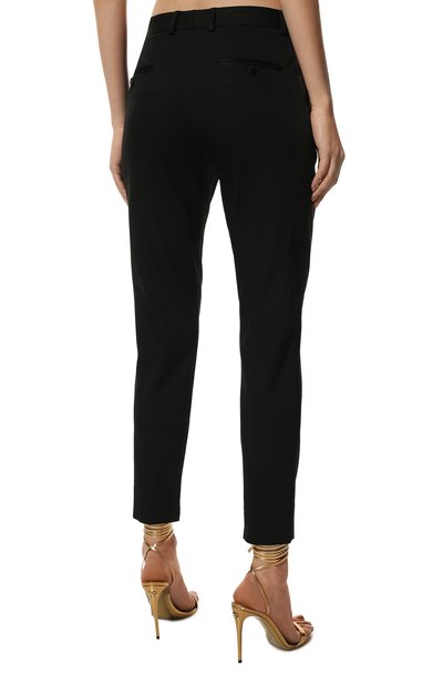 Брюки DOLCE & GABBANA черного цвета по цене 96450 руб., арт. FTCHMT/FURJL, фото 4 Брюки DOLCE & GABBANA, арт. FTCHMT/FURJL, фото 4