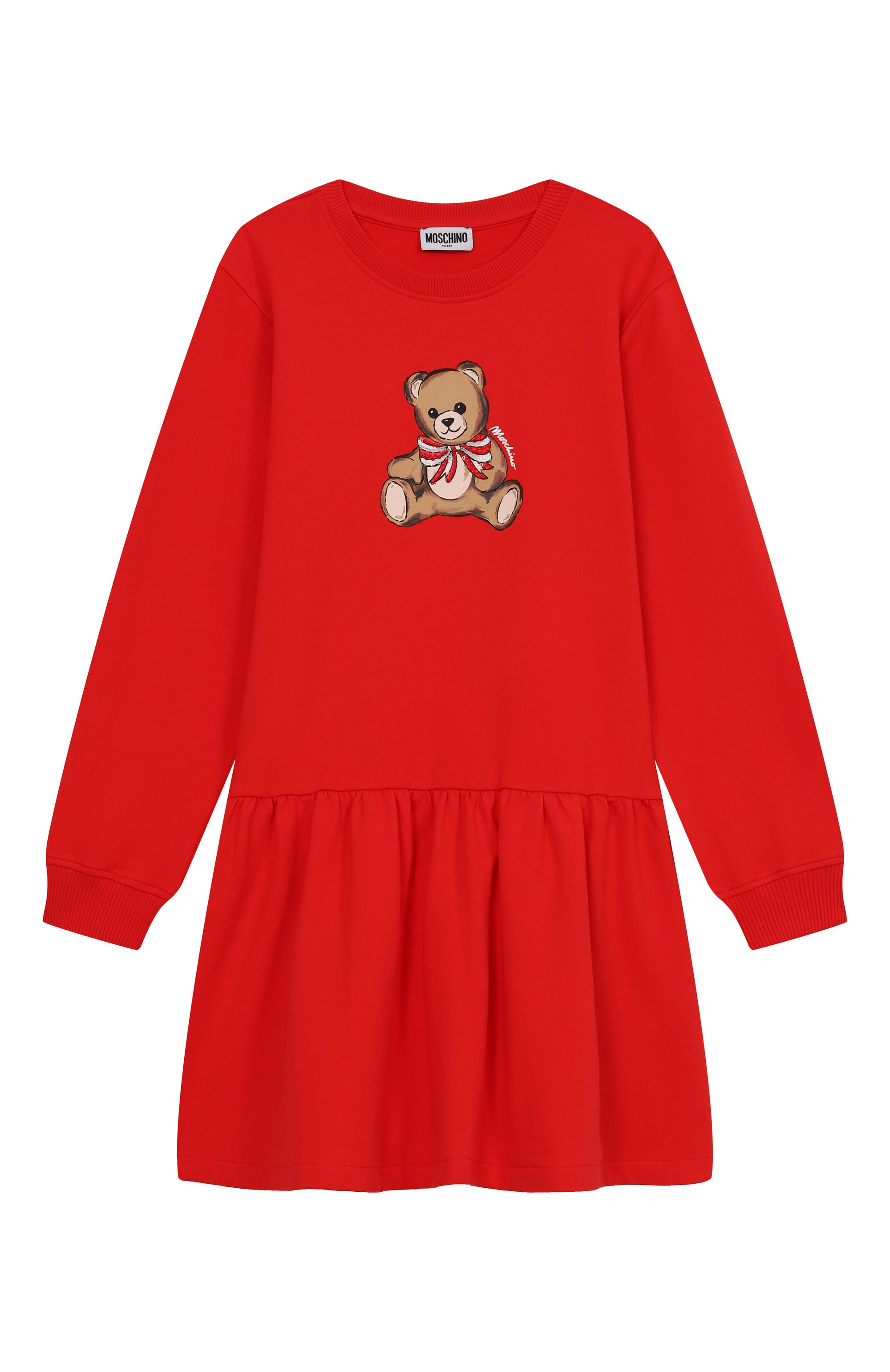 Хлопковое платье MOSCHINO, арт. HDV0H7/LDA16/10-14, фото 1