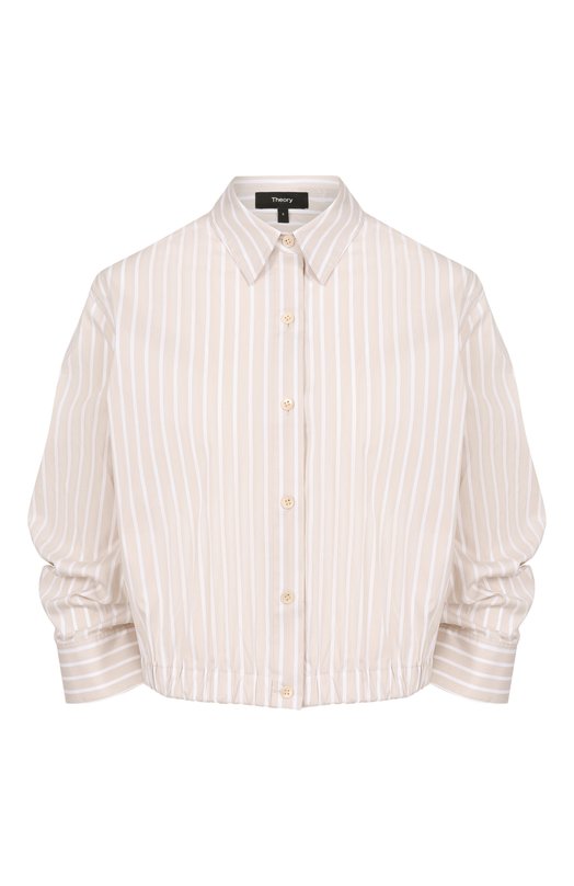 Хлопковая рубашка Theory Q0204530 Бежевый Q0204530