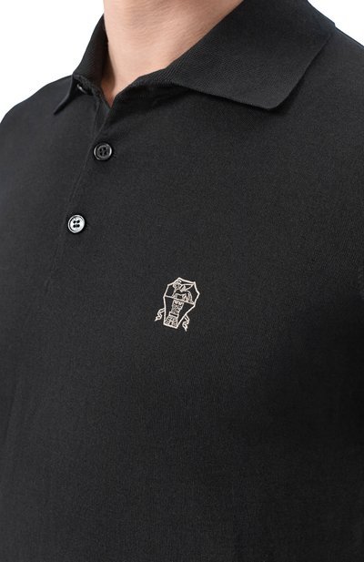 Хлопковое поло BRUNELLO CUCINELLI, арт. M29800195, фото 5