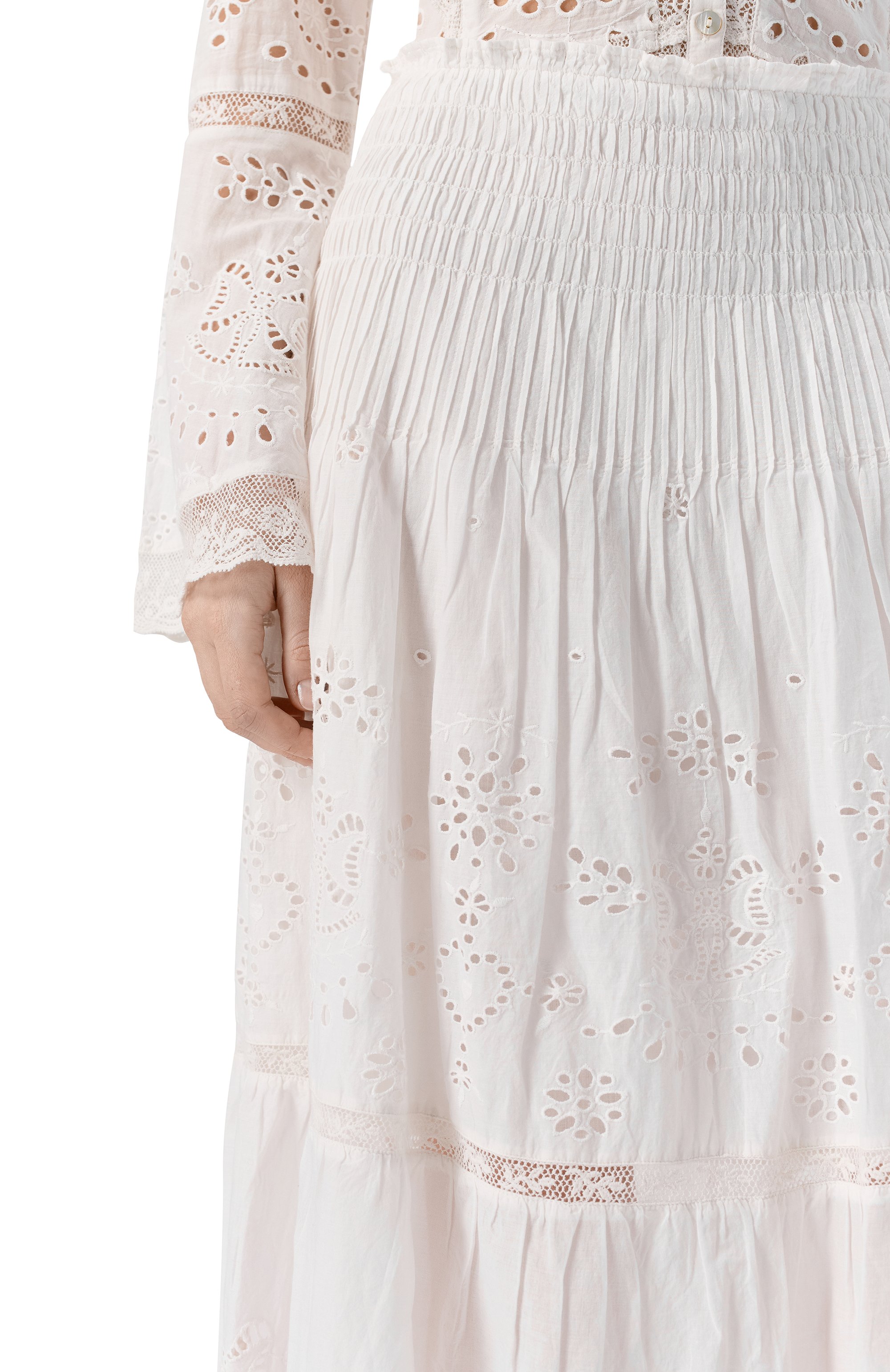 Хлопковая юбка LOVE SHACK FANCY, арт. S1033-3233, фото 5