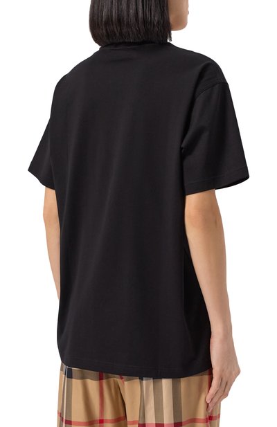 Хлопковая футболка BURBERRY, арт. 8103970, фото 4