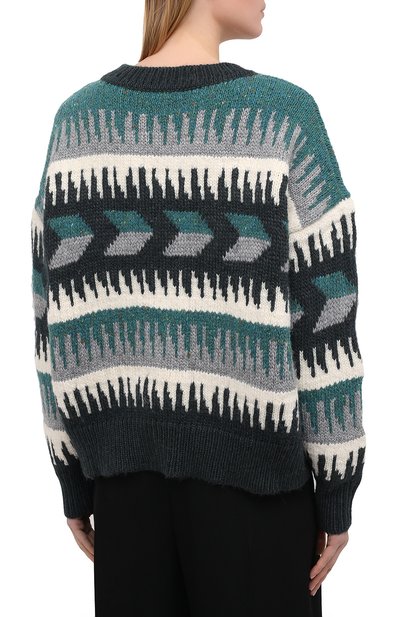 Шерстяной свитер ISABEL MARANT ETOILE, арт. PU1351-20A082E/SIENNA, фото 4