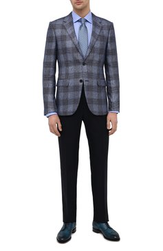 Кожаные дерби SANTONI, арт. MCC015761PC4NFRKU48, фото 1