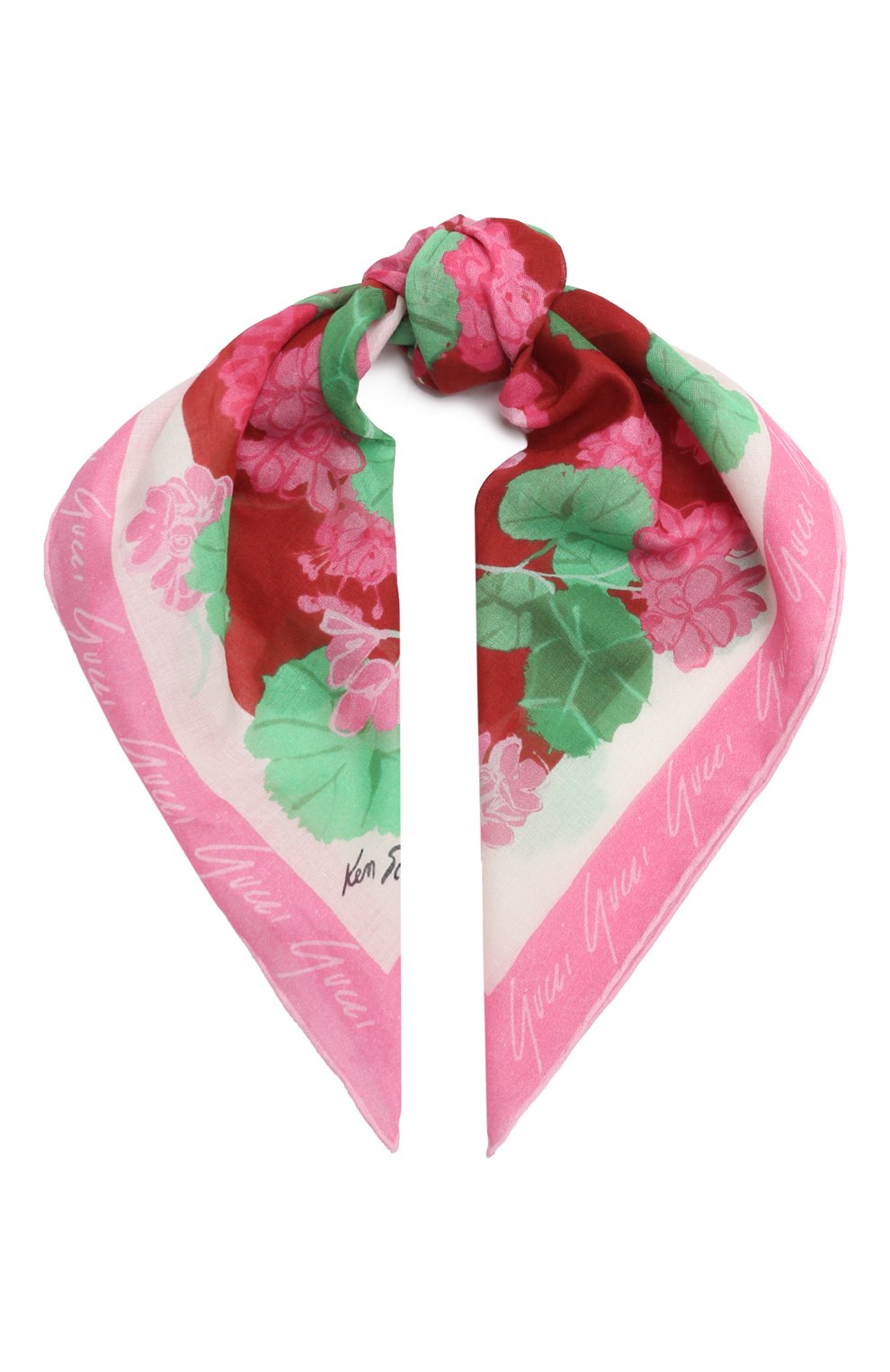 Хлопковый платок GUCCI, арт. 650196 3G101, фото 1