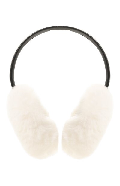 Женские меховые наушники из кролика YVES SALOMON, арт. 23WAA110XXREXX