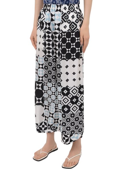 Шелковые брюки GIORGIO ARMANI, арт. 1SHPP0J7/T02M9, фото 3