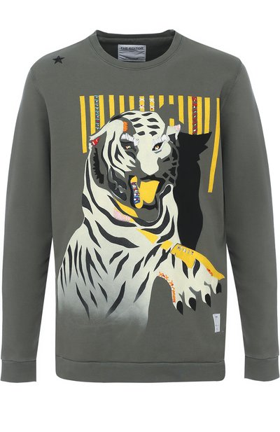 Хлопковый свитшот с принтом THE EDITOR, арт. E2.6797T14/5081, фото 1