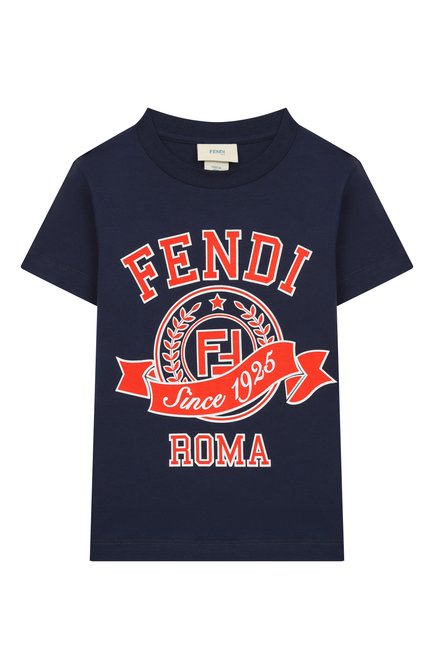 Хлопковая футболка FENDI, арт. JUI164/7AJ/3-5