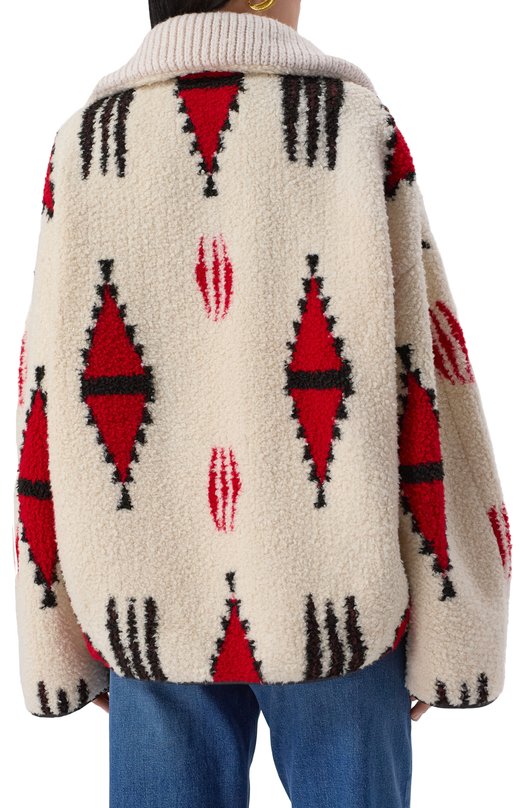 Свитер Isabel Marant Etoile 25PMA0008FA-C1C02E Кремовый  25PMA0008FA-C1C02E Фото 4