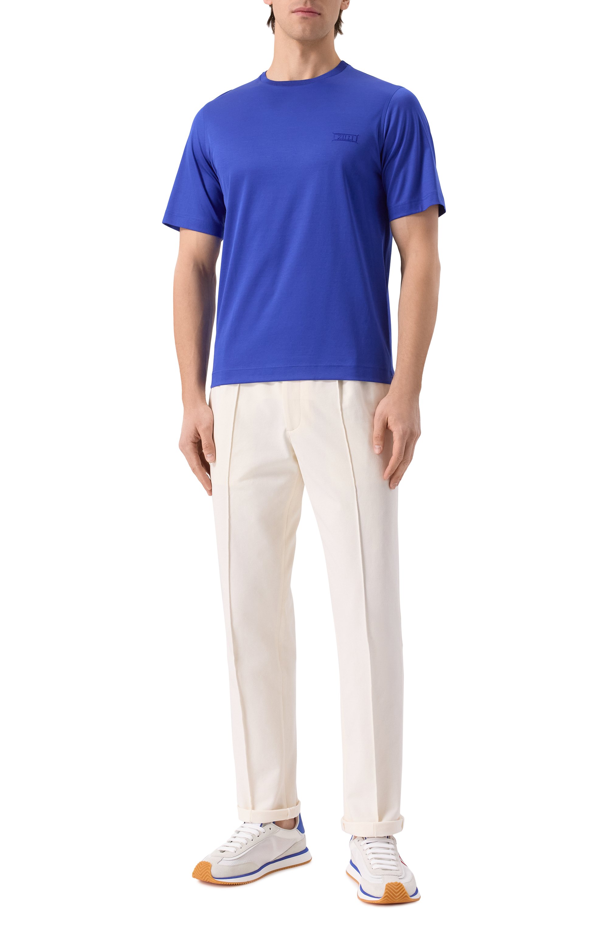 Хлопковая футболка ZILLI, арт. TSR02AM0100VNI000, фото 2