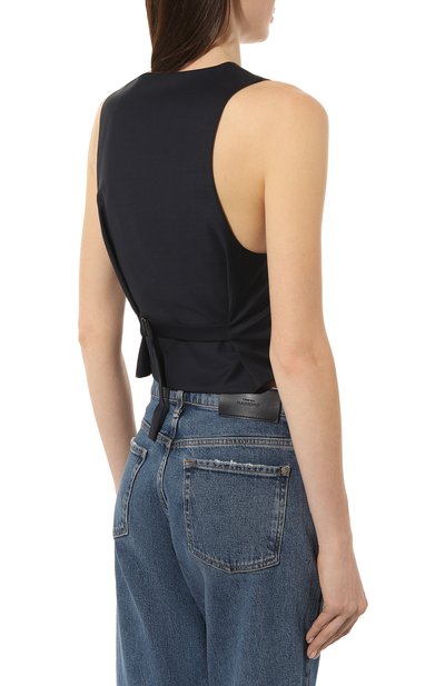 Жилет из шерсти и шелка LESYANEBO, арт. SS23/H-774/AMT, фото 4