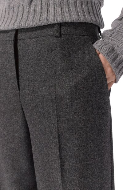 Кашемировые брюки LORO PIANA темно-серого цвета по цене 250500 руб., арт. FAI3906, фото 5 Кашемировые брюки LORO PIANA, арт. FAI3906, фото 5