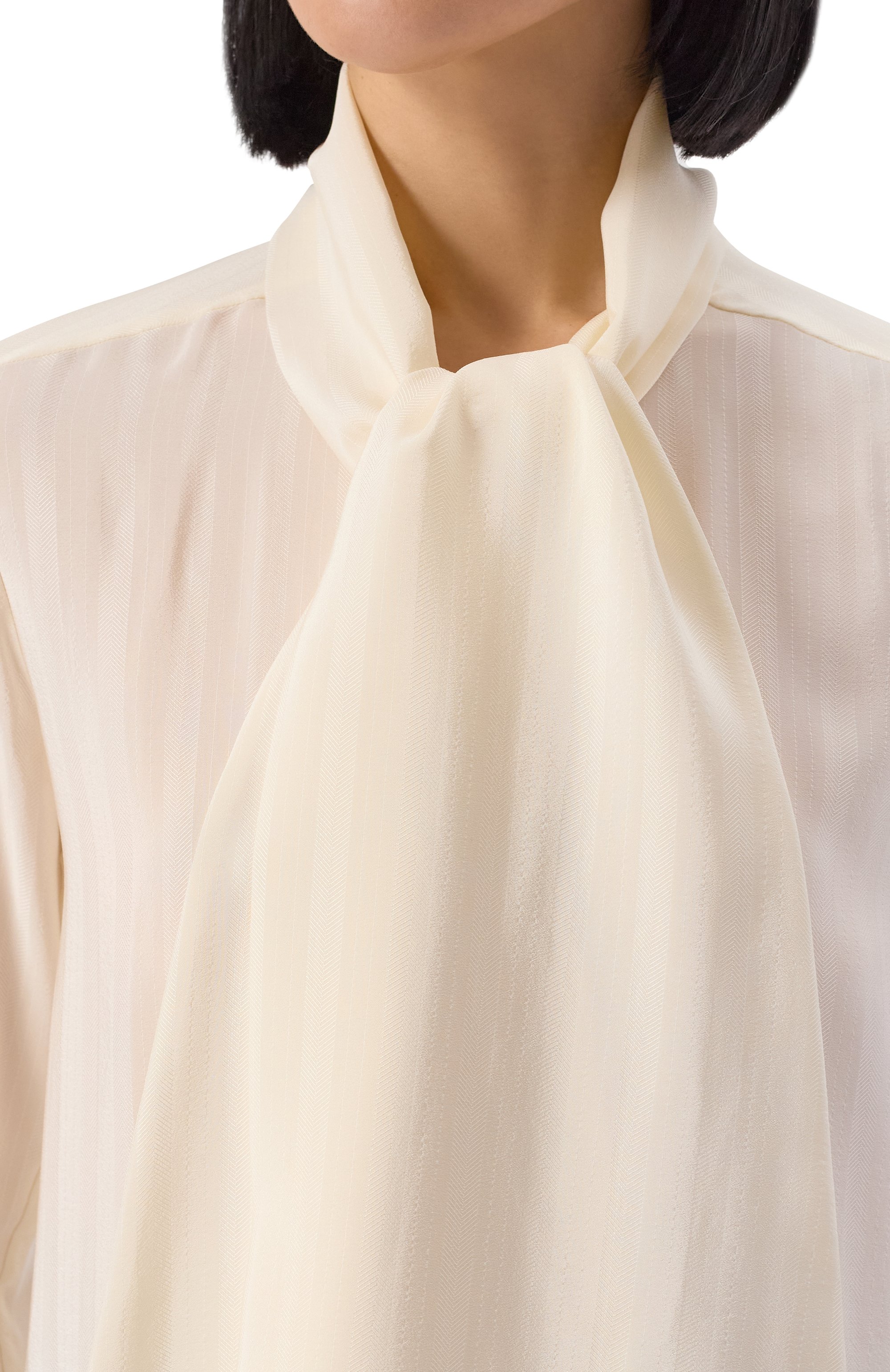 Шелковая блузка KITON, арт. D38455K0987E01, фото 5