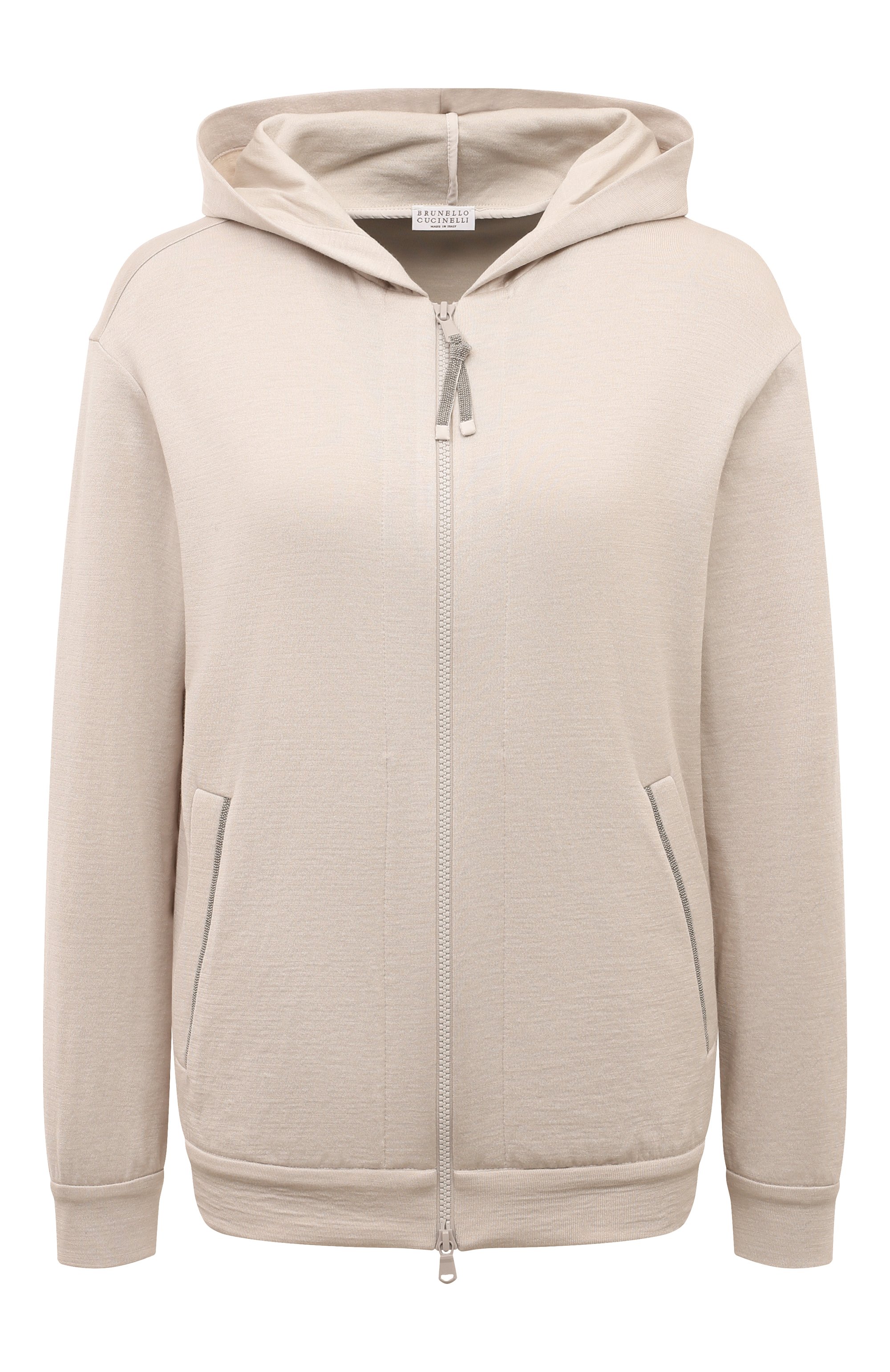 Толстовка из хлопка и шелка BRUNELLO CUCINELLI, арт. MD828B1065, фото 1