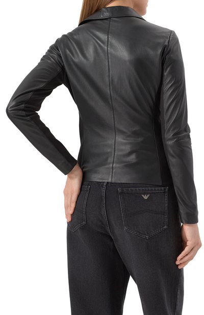Кожаная куртка EMPORIO ARMANI, арт. 0NB10P/02P15, фото 4