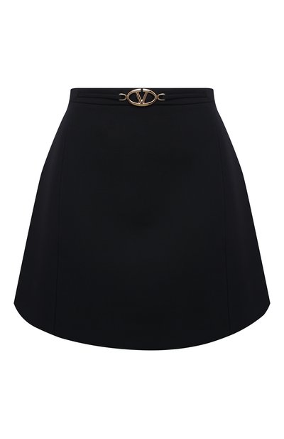 Женская юбка из шерсти и шелка VALENTINO, арт. 5B3RABK01CF