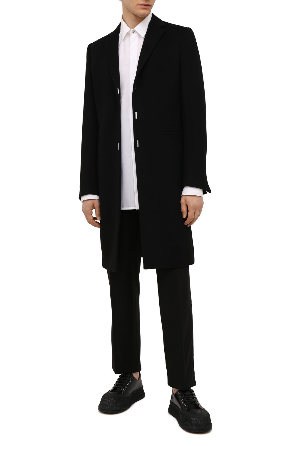 Пальто из шерсти и кашемира GIVENCHY, арт. BMC05P12Y0, фото 2