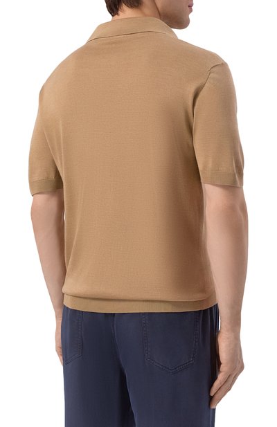 Шелковое поло KITON, арт. UMK0852, фото 4