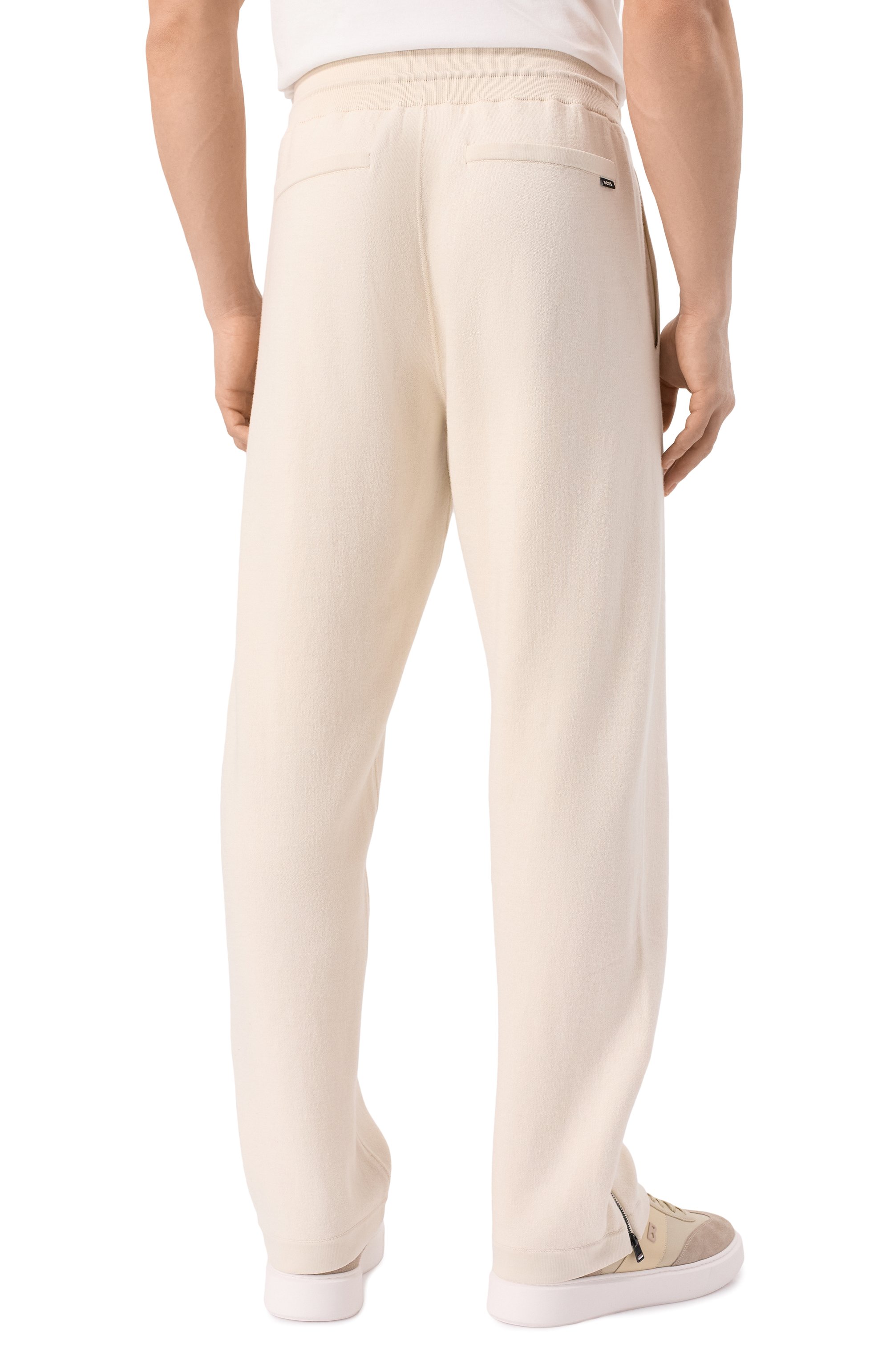 Брюки из хлопка и шерсти BOSS, арт. 50519608, фото 4