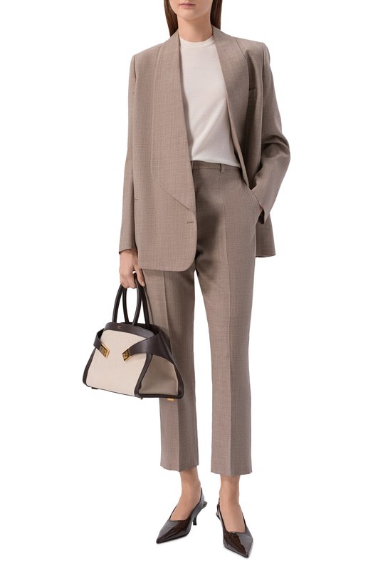 Шерстяной жакет Loro Piana FA06453 Бежевый  FA06453 Фото 2