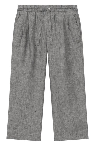 Льняные брюки DOLCE & GABBANA, арт. L44P89/FU4MF/2-6