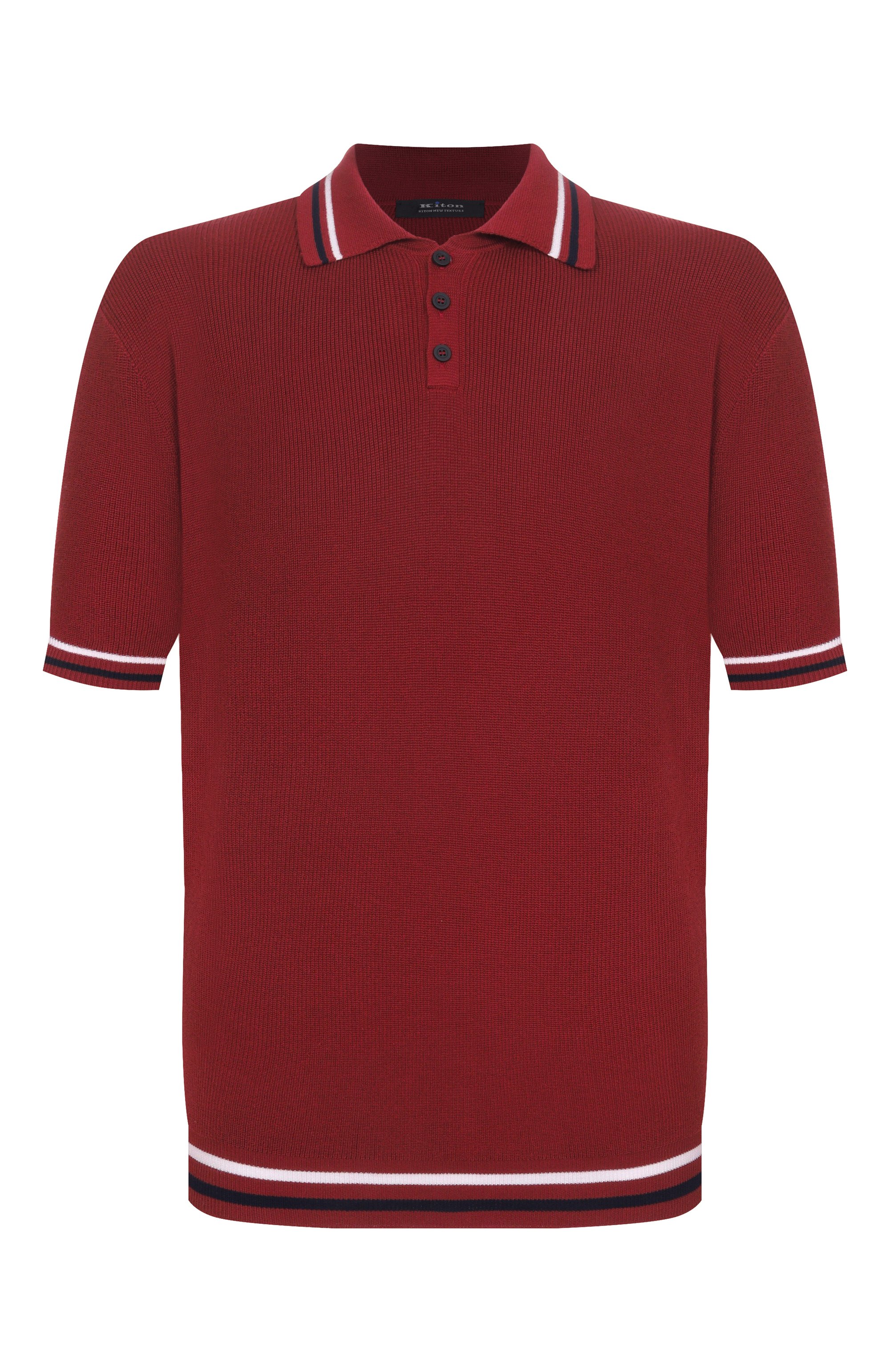 Хлопковое поло KITON, арт. UMM0737, фото 1