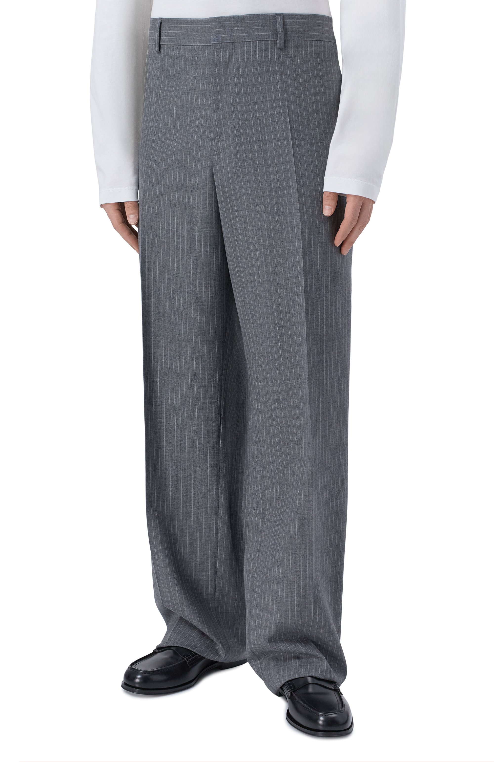 Шерстяные брюки MOSCHINO, арт. A0344/0225, фото 3