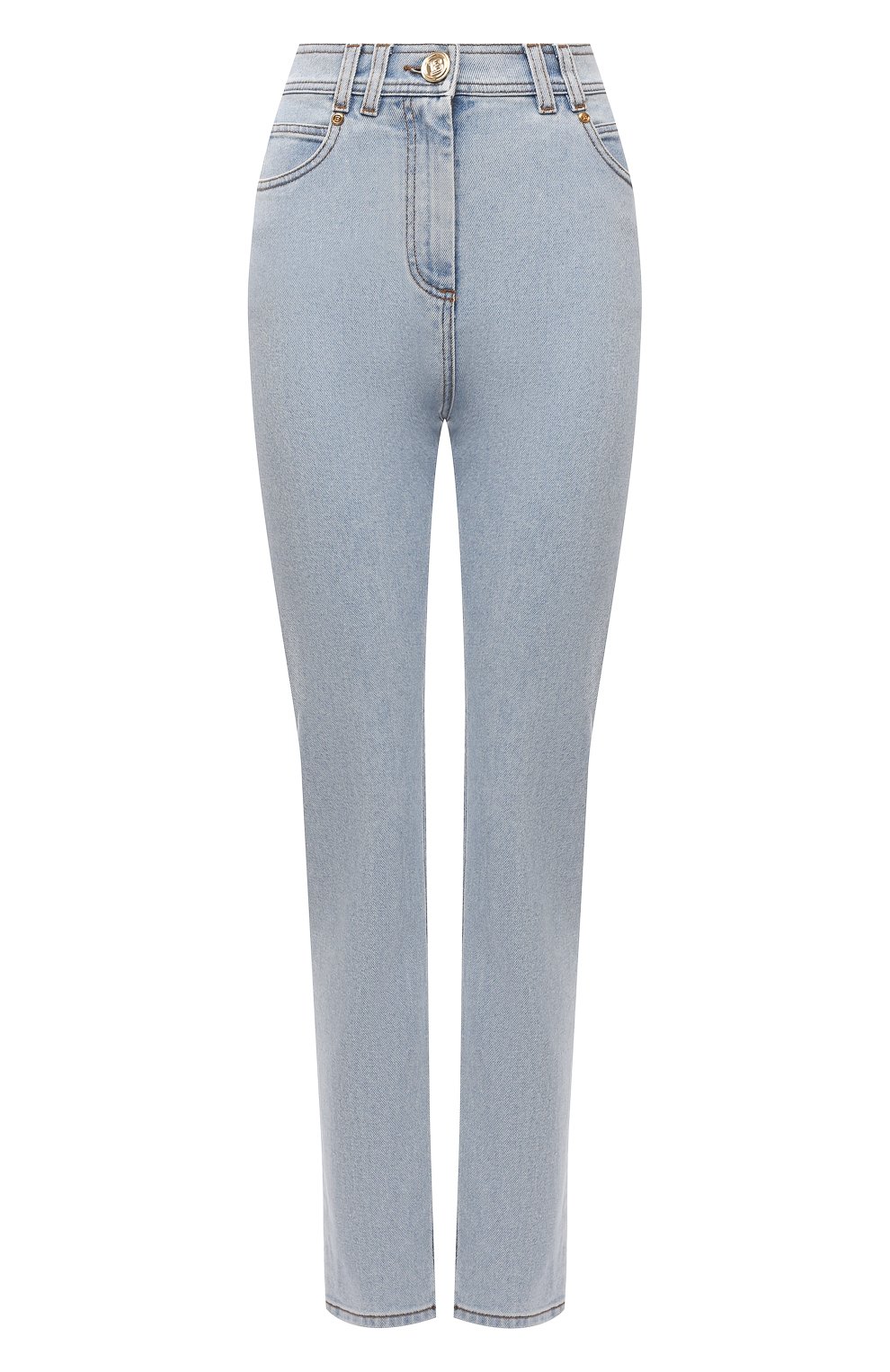 Джинсы BALMAIN голубого цвета по цене 89900 руб., арт. WF1MF000/D138, фото 1 Джинсы BALMAIN, арт. WF1MF000/D138, фото 1