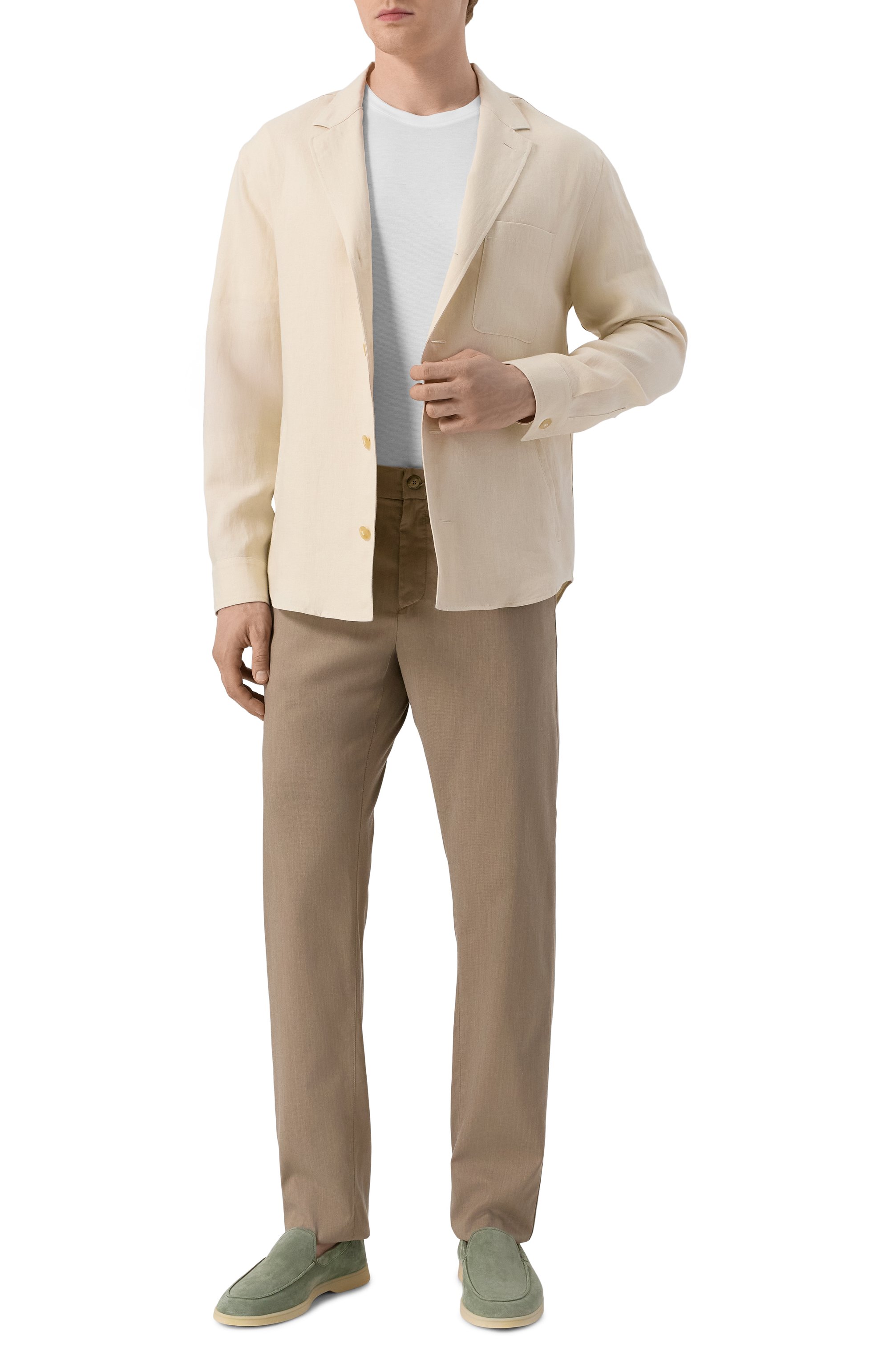 Брюки из лиоцелла и хлопка CANALI, арт. V1659/AV04338, фото 2