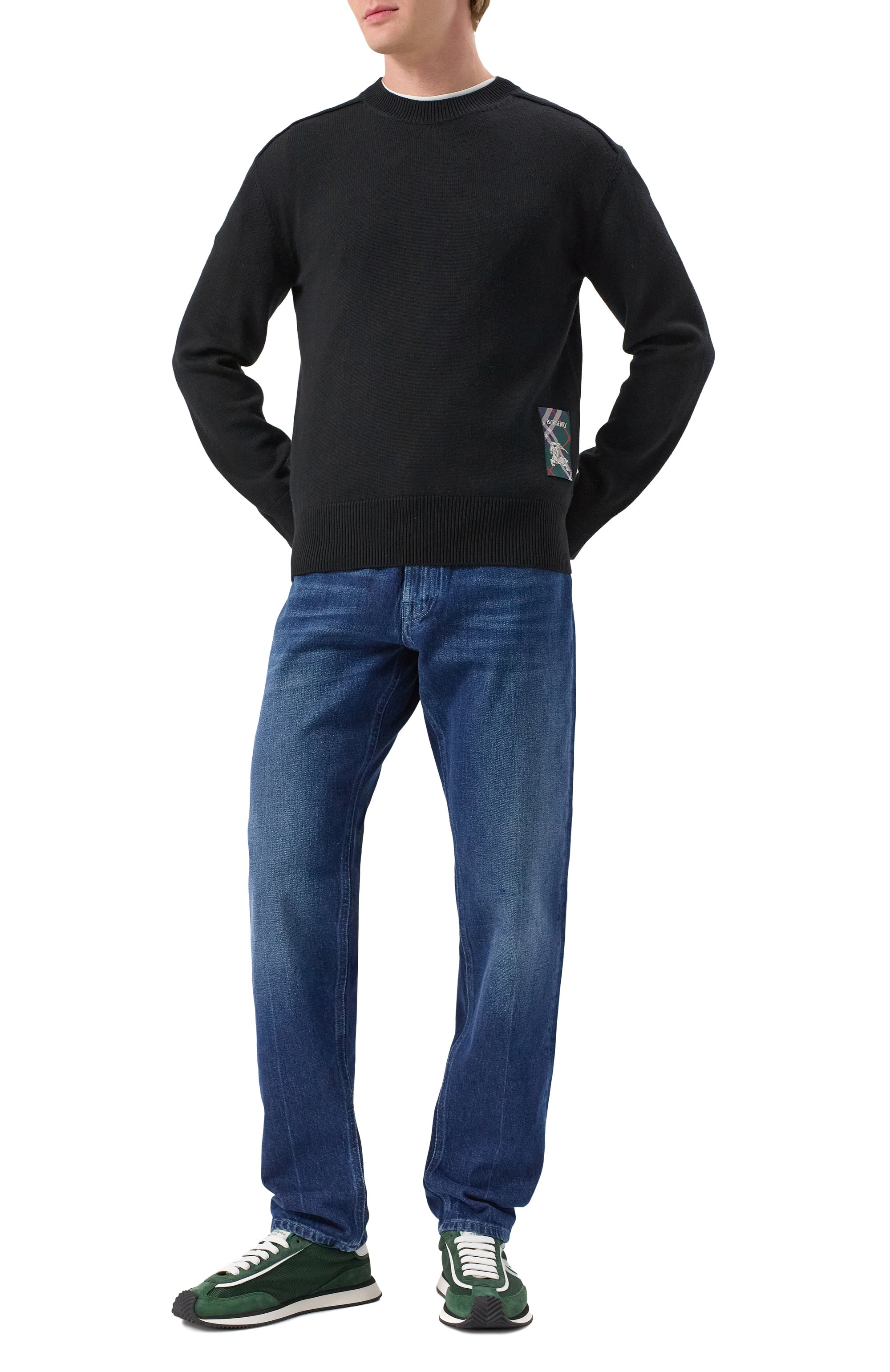 Шерстяной джемпер BURBERRY, арт. 8102494, фото 2
