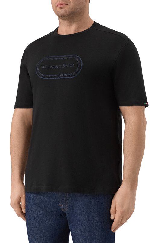 Футболка Stefano Ricci MNH6104940/803 Чёрный  MNH6104940/803 Фото 3