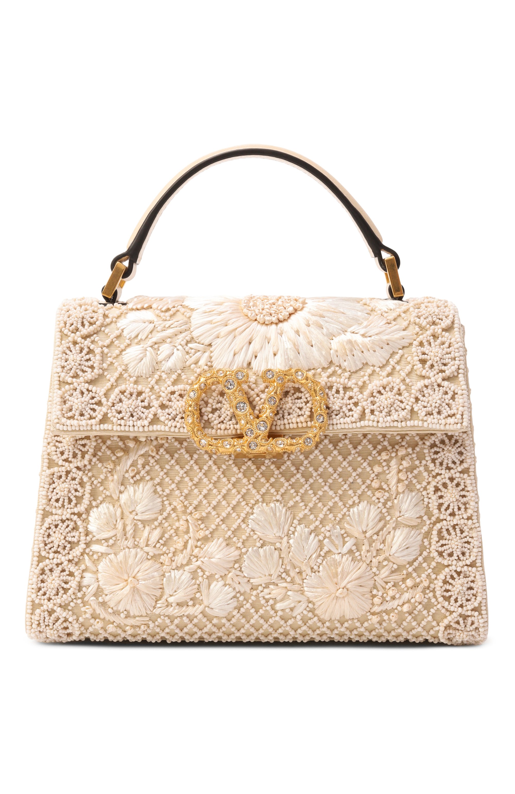 Сумка vsling mini VALENTINO кремового цвета по цене 540500 руб., арт. 8W2B0R91/PFT, фото 1 Сумка vsling mini VALENTINO, арт. 8W2B0R91/PFT, фото 1