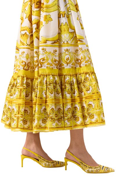 Текстильные туфли lollo 60 DOLCE & GABBANA, арт. CG0815/AV804, фото 3