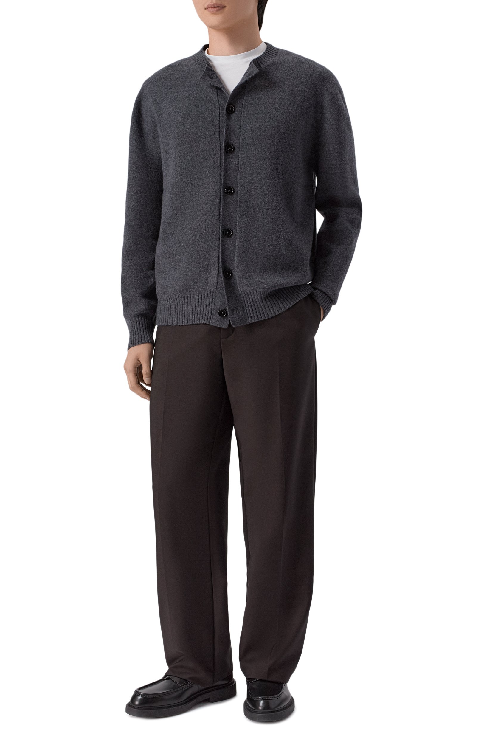 Шерстяные брюки JIL SANDER, арт. J22KA0401/J41444, фото 2