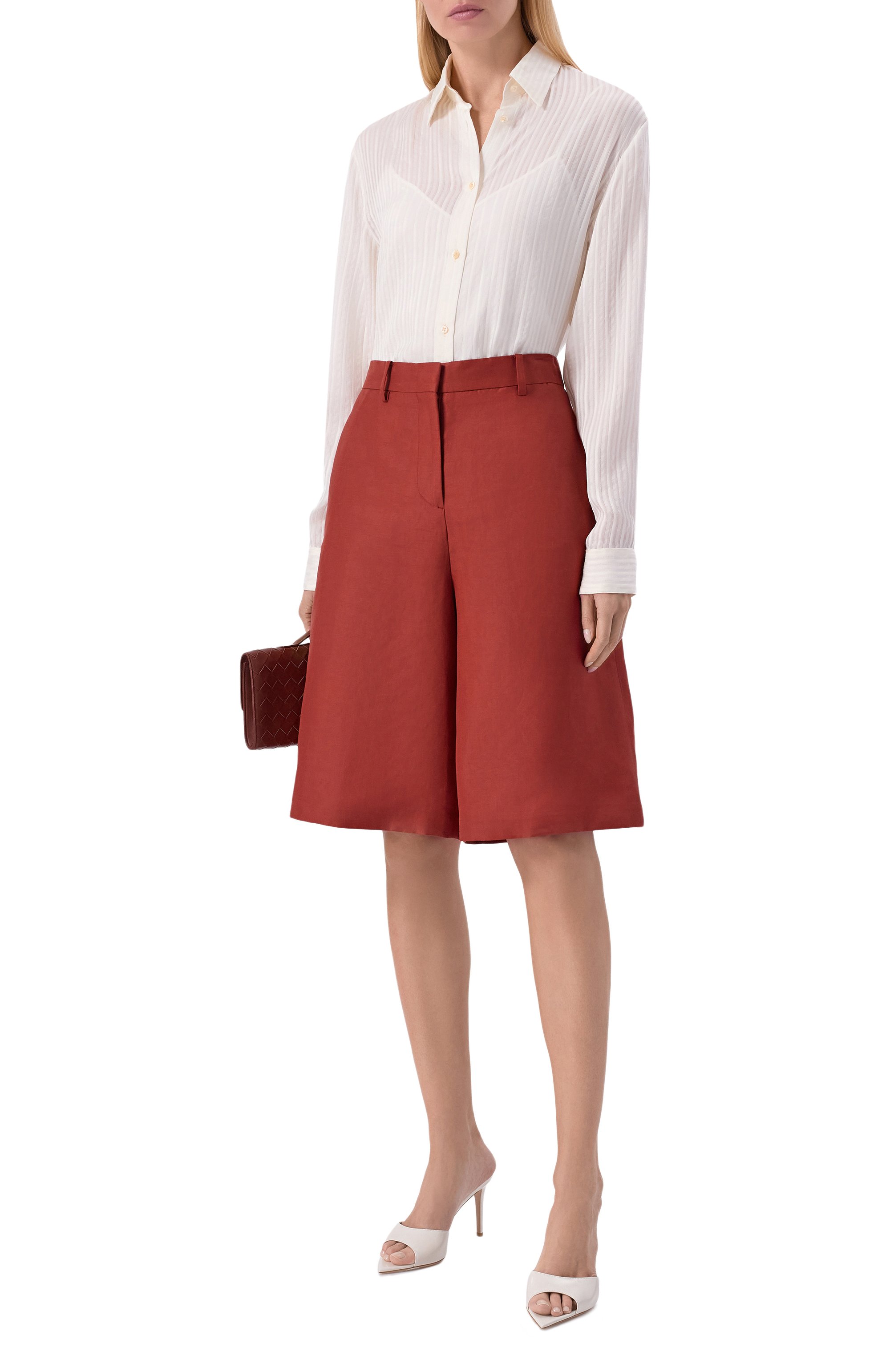 Шорты изо льна и шелка MVST, арт. M26.2PW.T011/F123, фото 2