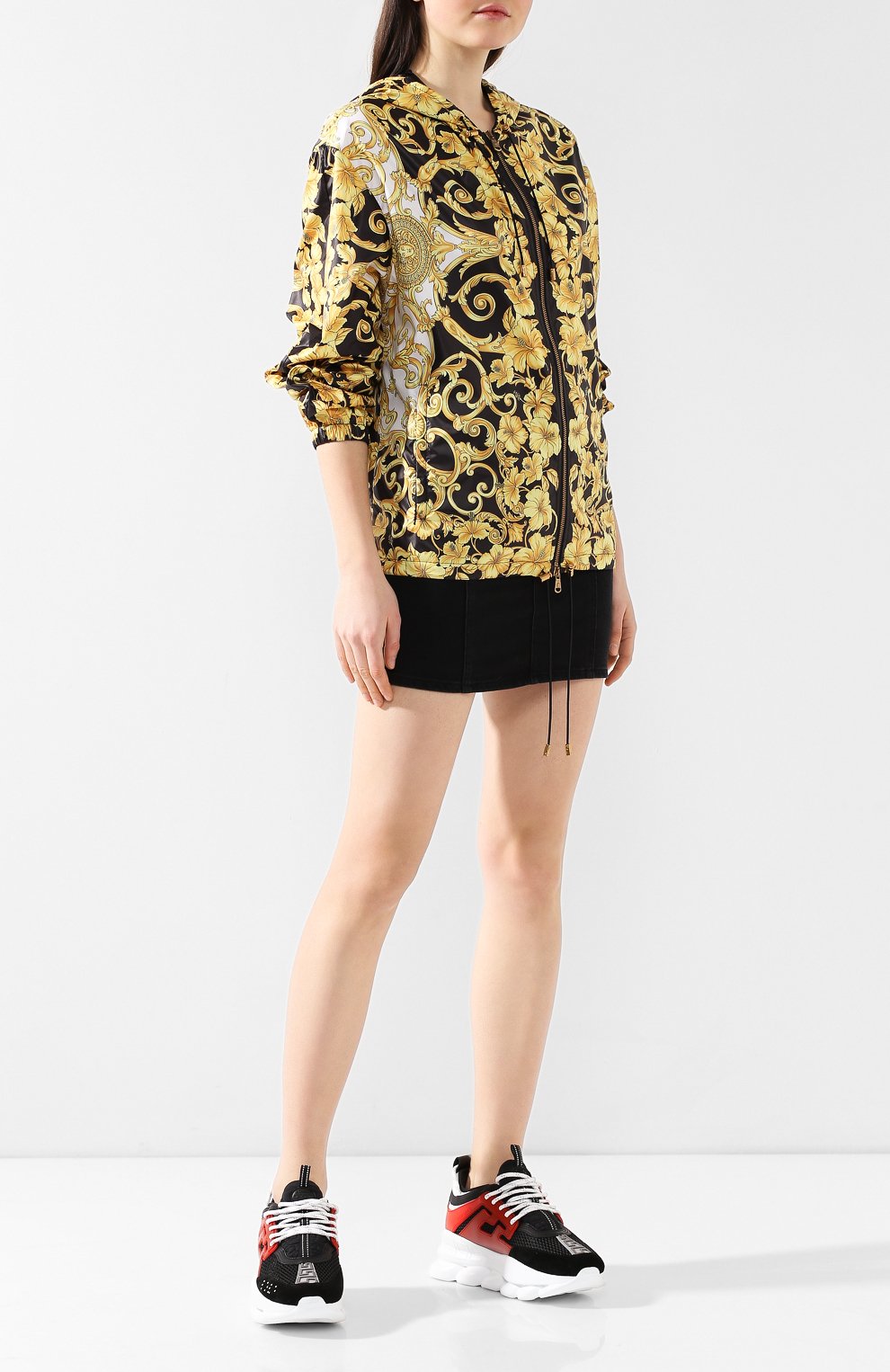 Текстильные кроссовки chain reaction VERSACE, арт. DSR705G/D7CTG, фото 2