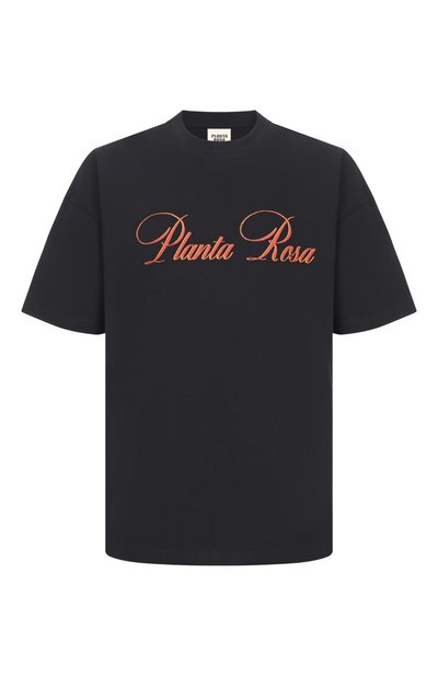 Женская хлопковая футболка PLANTA ROSA, арт. PR/T01/ITALIC-RED/220VELVET