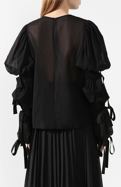 Хлопковая блузка DRIES VAN NOTEN, арт. 201-38607-9108, фото 4